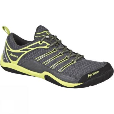 Zapatillas Running Anatom Natural Motion Superlite Barefoot Hombre Gris / Amarillo - Chile MEL478012